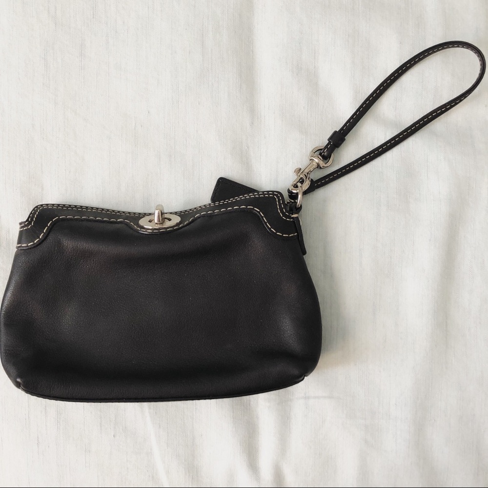 Black Coach Wristlet